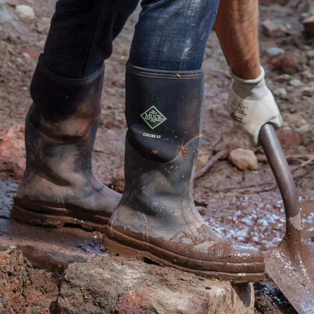 Unisex Chore Classic Steel Toe Tall Boots